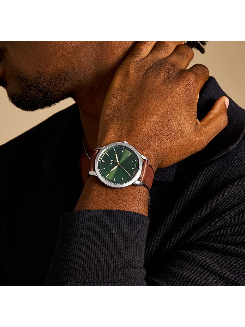 Kahverengi FFS6094 Erkek Kol Saati-3