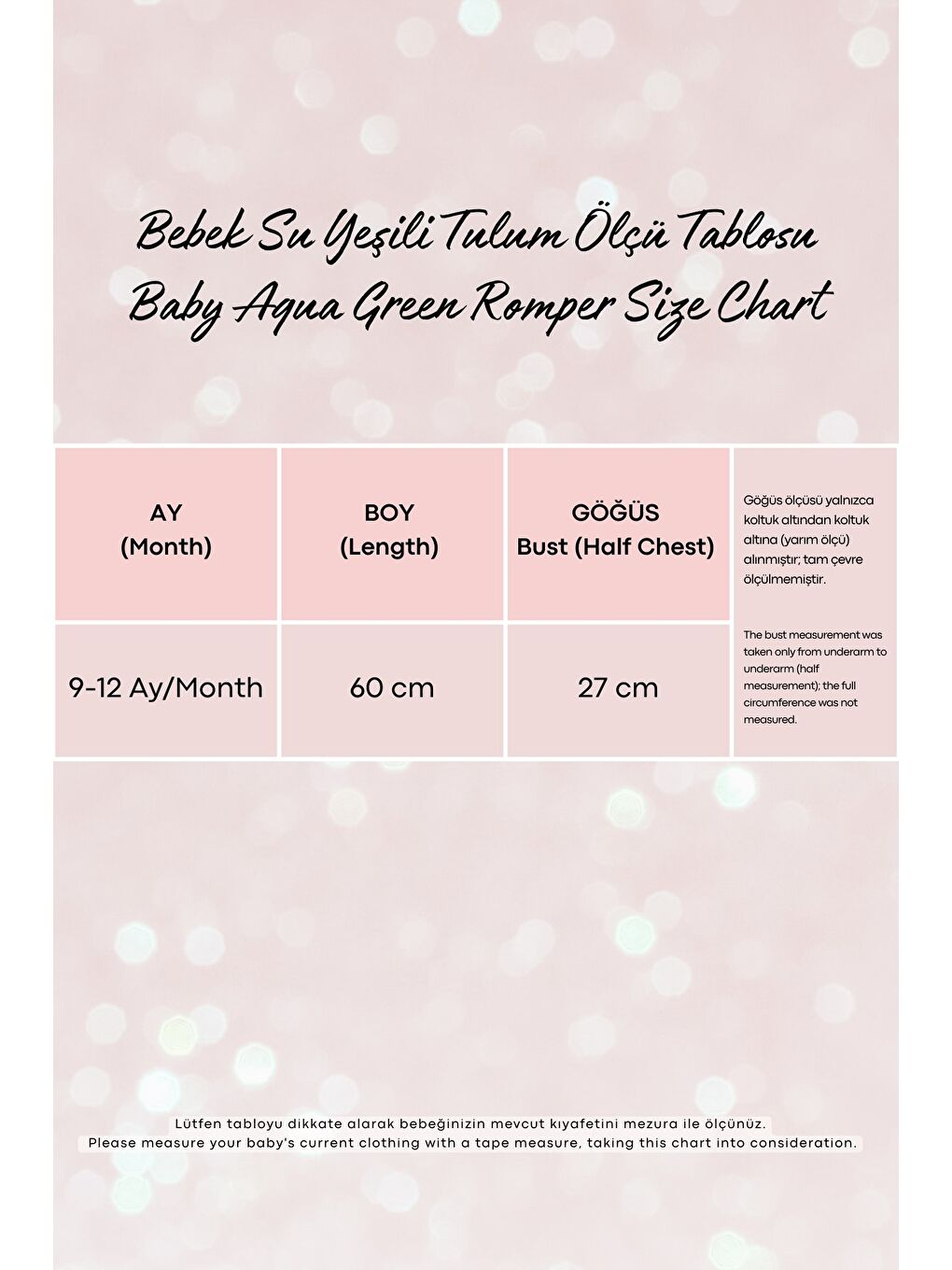 Turkuaz Kız Bebek Kaşkorse Su Yeşili Bandanalı Tulum-3