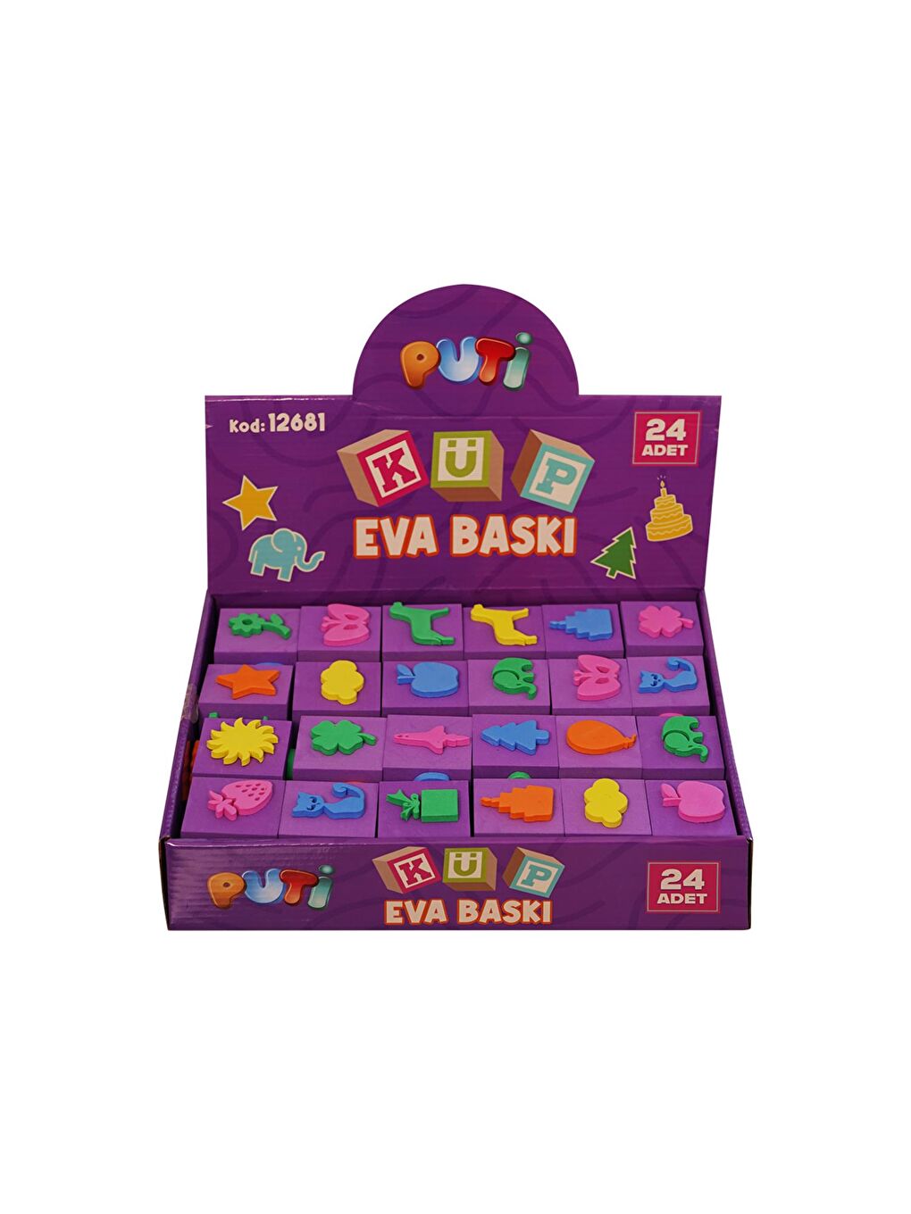 Eva Küp Baskı Sünger (12681) 1 Adet-4