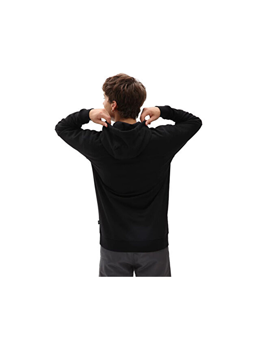 Classic Po Hoodie İi Erkek Günlük Sweatshirts Vn0a456by281 Siyah-2