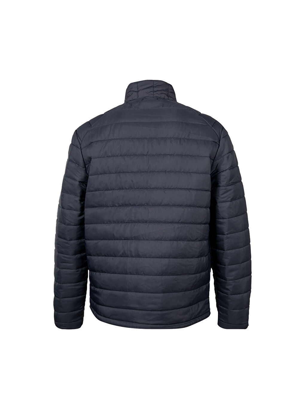 Lacivert Regular Fit Hakim Yaka Şişme Mont-1