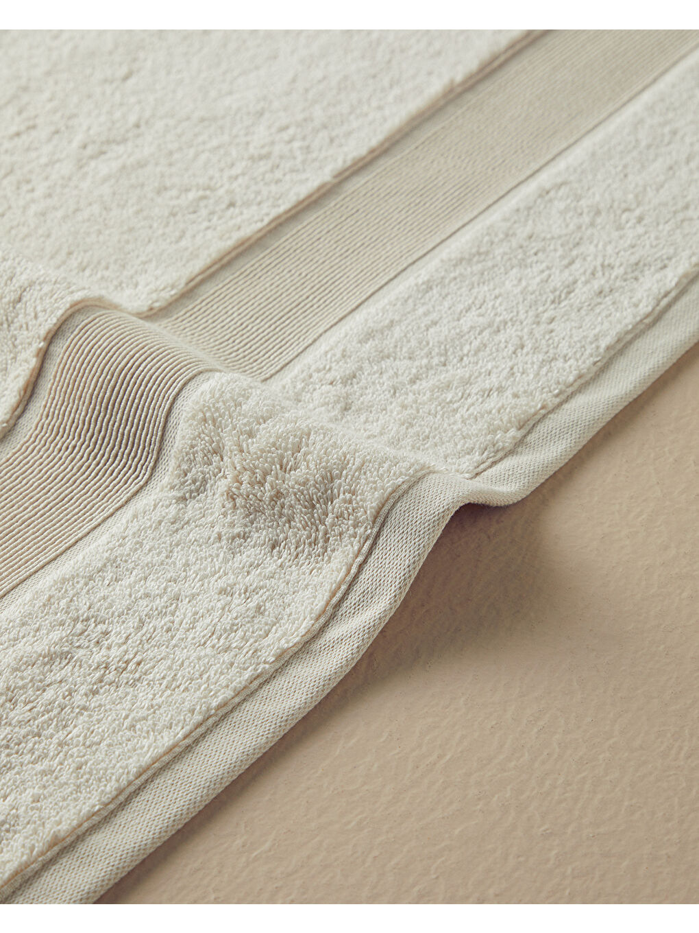 Poffy Soft&Premium Banyo Havlusu Bej-1