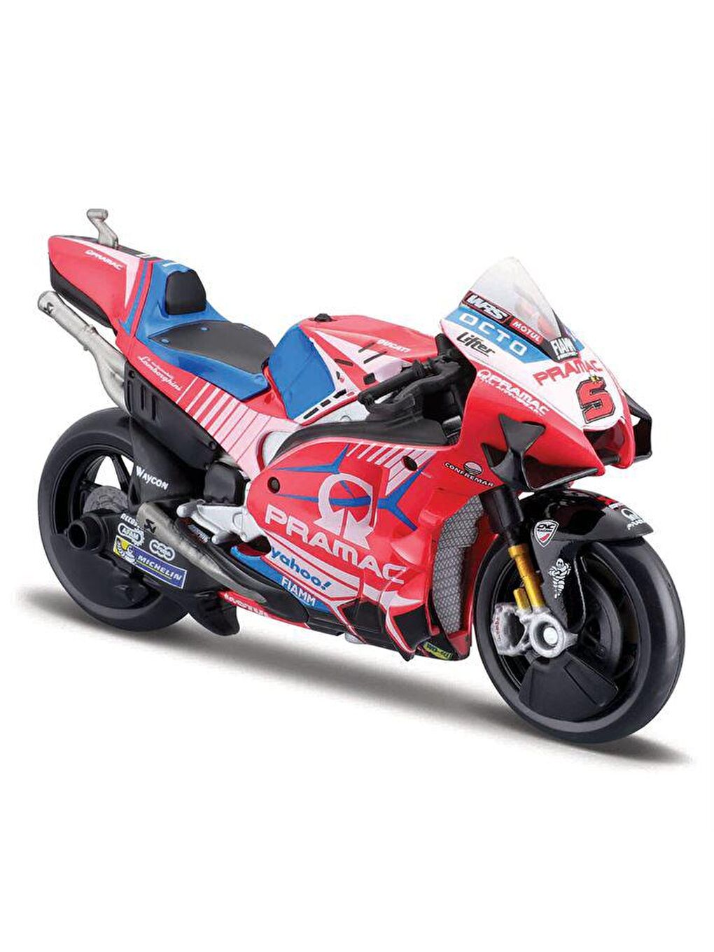 Maisto Karışık Ducati Pramac Racing 2021 Model Motosiklet