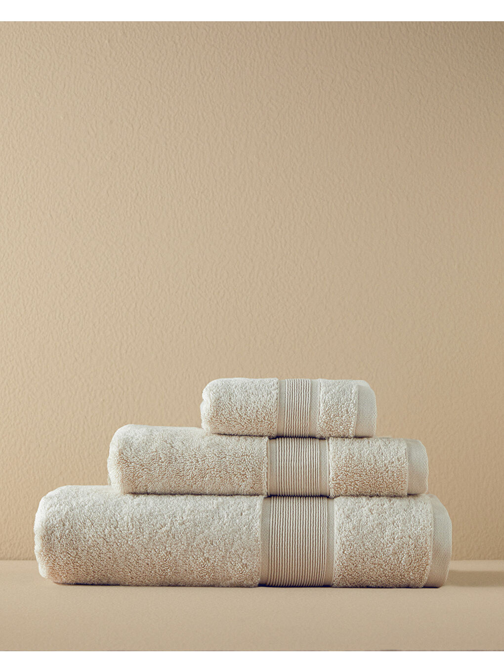 Poffy Soft&Premium Banyo Havlusu Bej-3