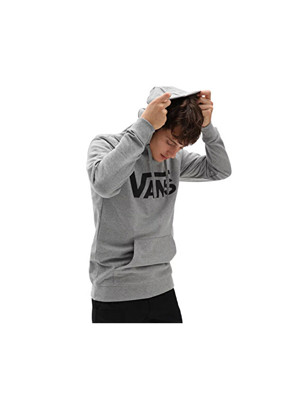 Classic Po Hoodie İi Erkek Günlük Sweatshirts Vn0a456bady1 Gri-1