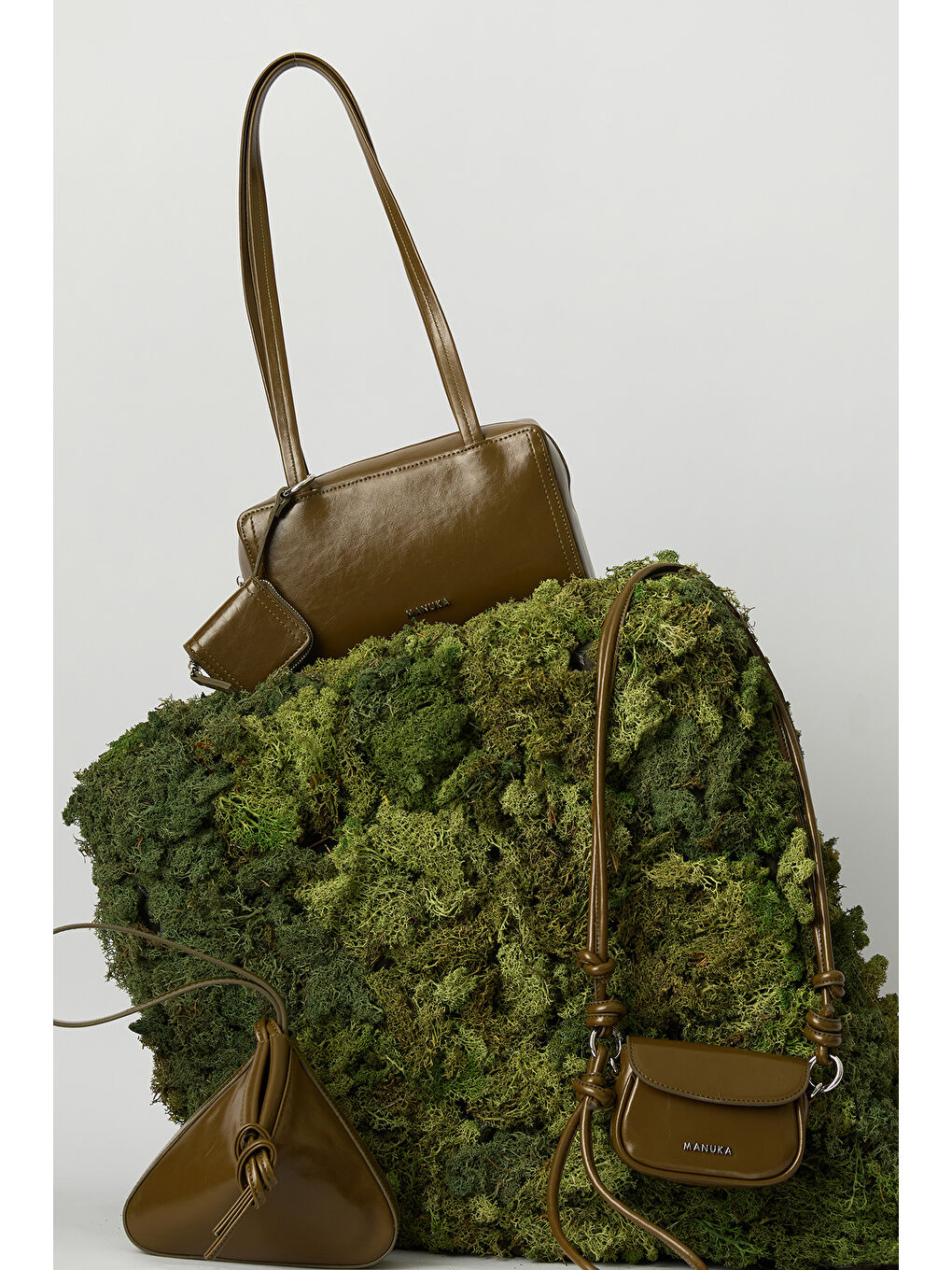 Bej Muse Omuz Çanta Seaweed-2