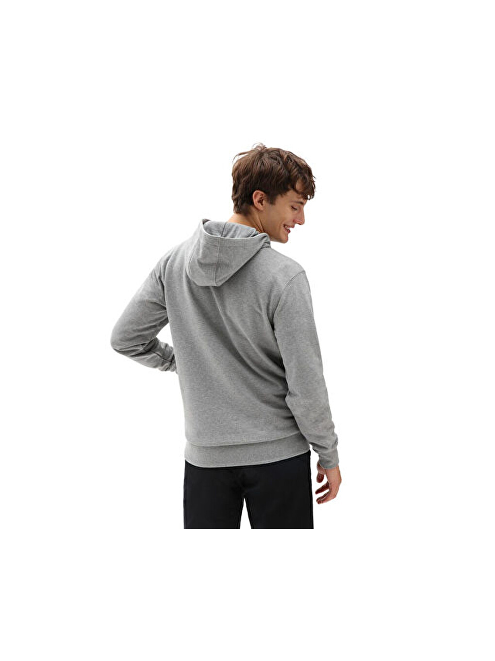 Classic Po Hoodie İi Erkek Günlük Sweatshirts Vn0a456bady1 Gri-3