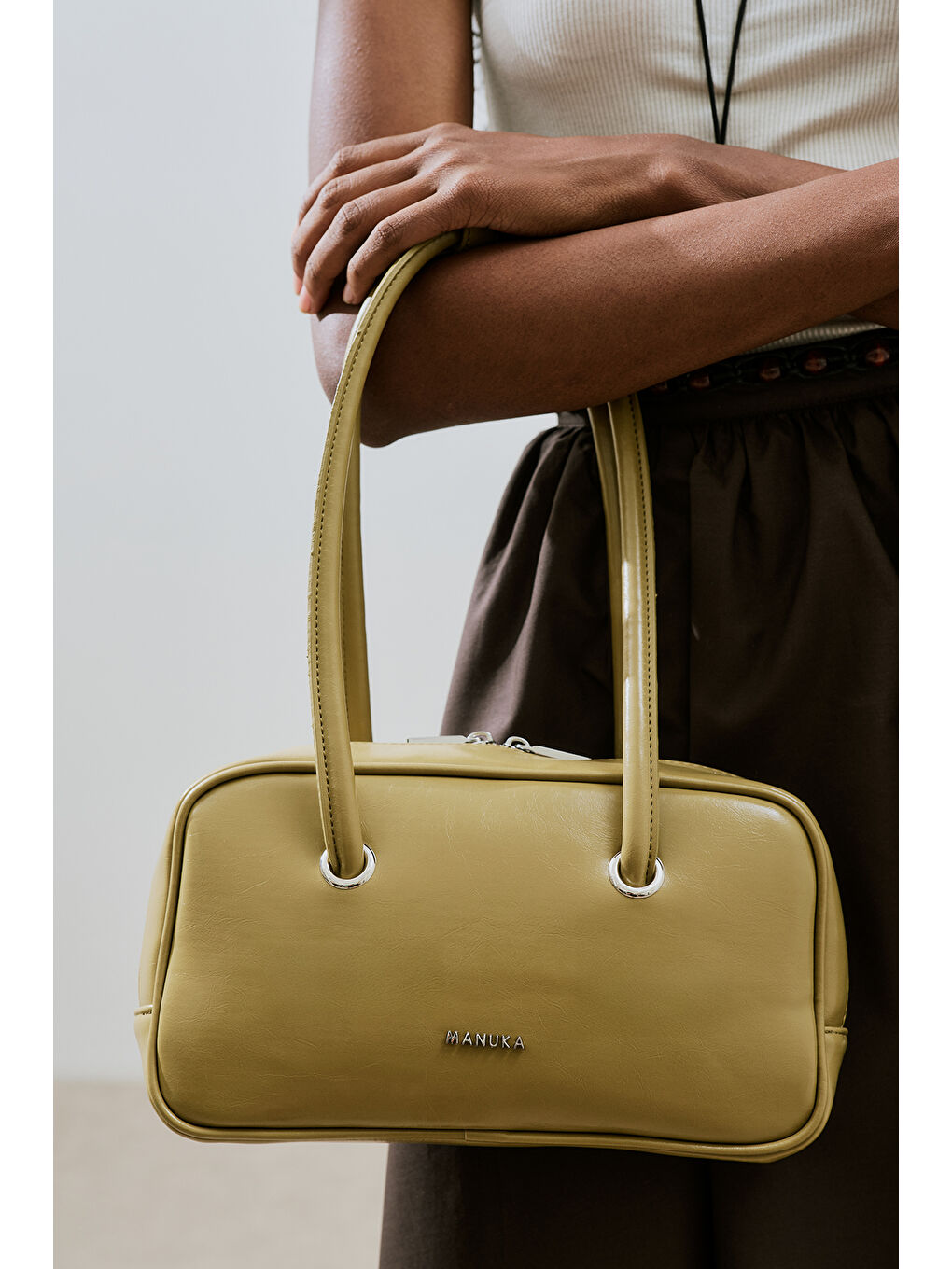 Bej Kyomı Bowling Çanta Olıve