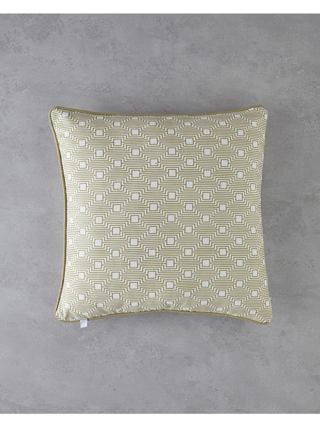 Sage Çift Taraflı Kırlent Kılıfı 45x45 cm Yeşil-1