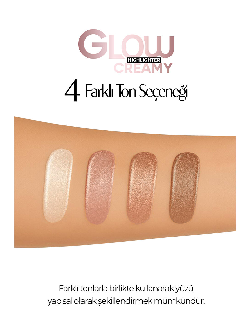 Glow Creamy Highlighter Doğal Işıltılı Krem Aydınlatıcı 30 ML Pearl 01-3
