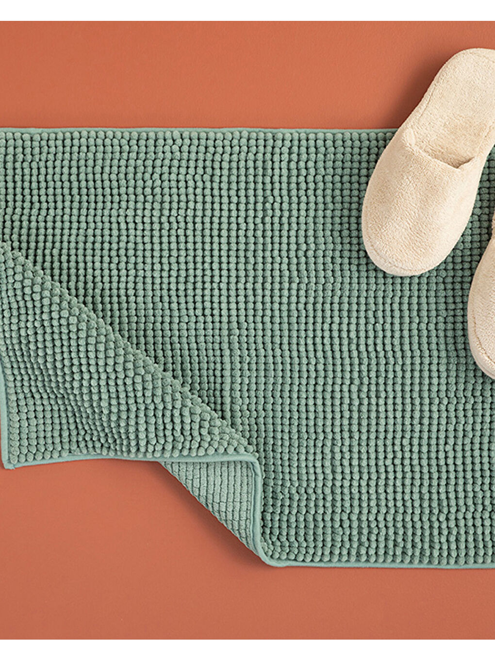 Paige Makarna Banyo Paspası Yeşil