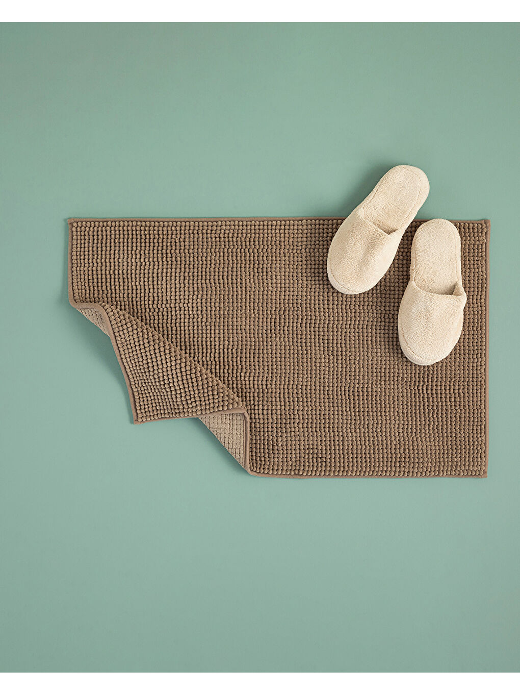 Kahverengi Paige Makarna Banyo Paspası Seti Kahve