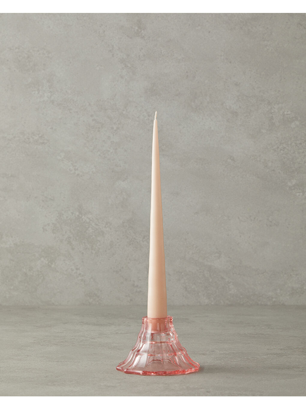 Alesa Cam Şamdan Turuncu