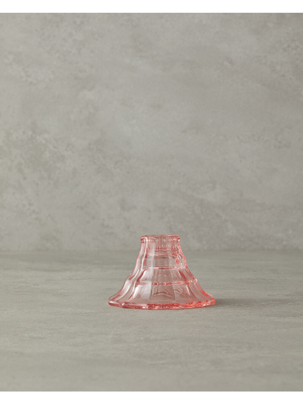 Alesa Cam Şamdan Turuncu-1