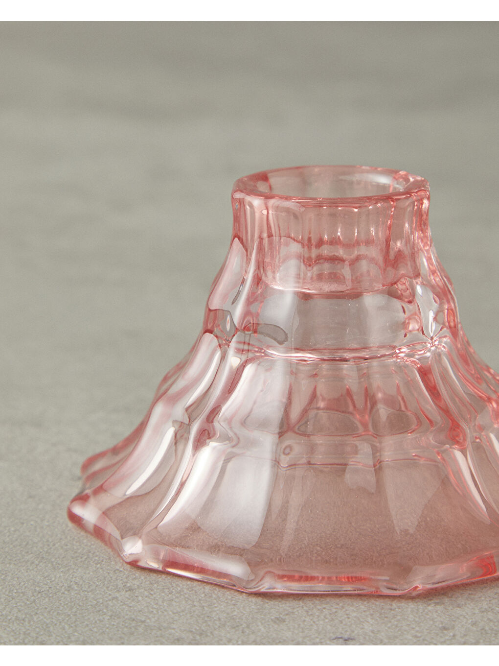 Alesa Cam Şamdan Turuncu-2