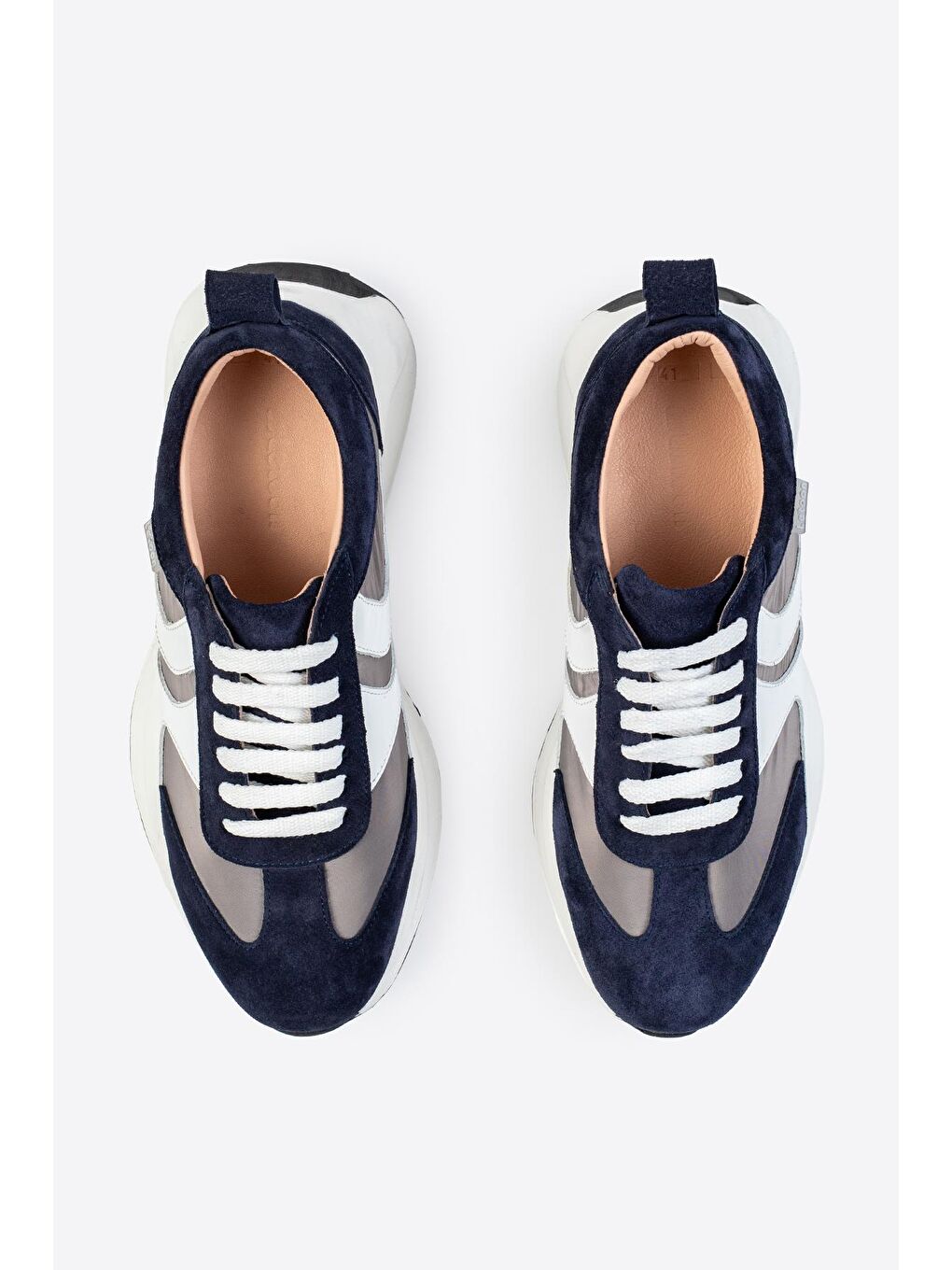 Lacivert LTN-S01 Deri Erkek Sneaker-5