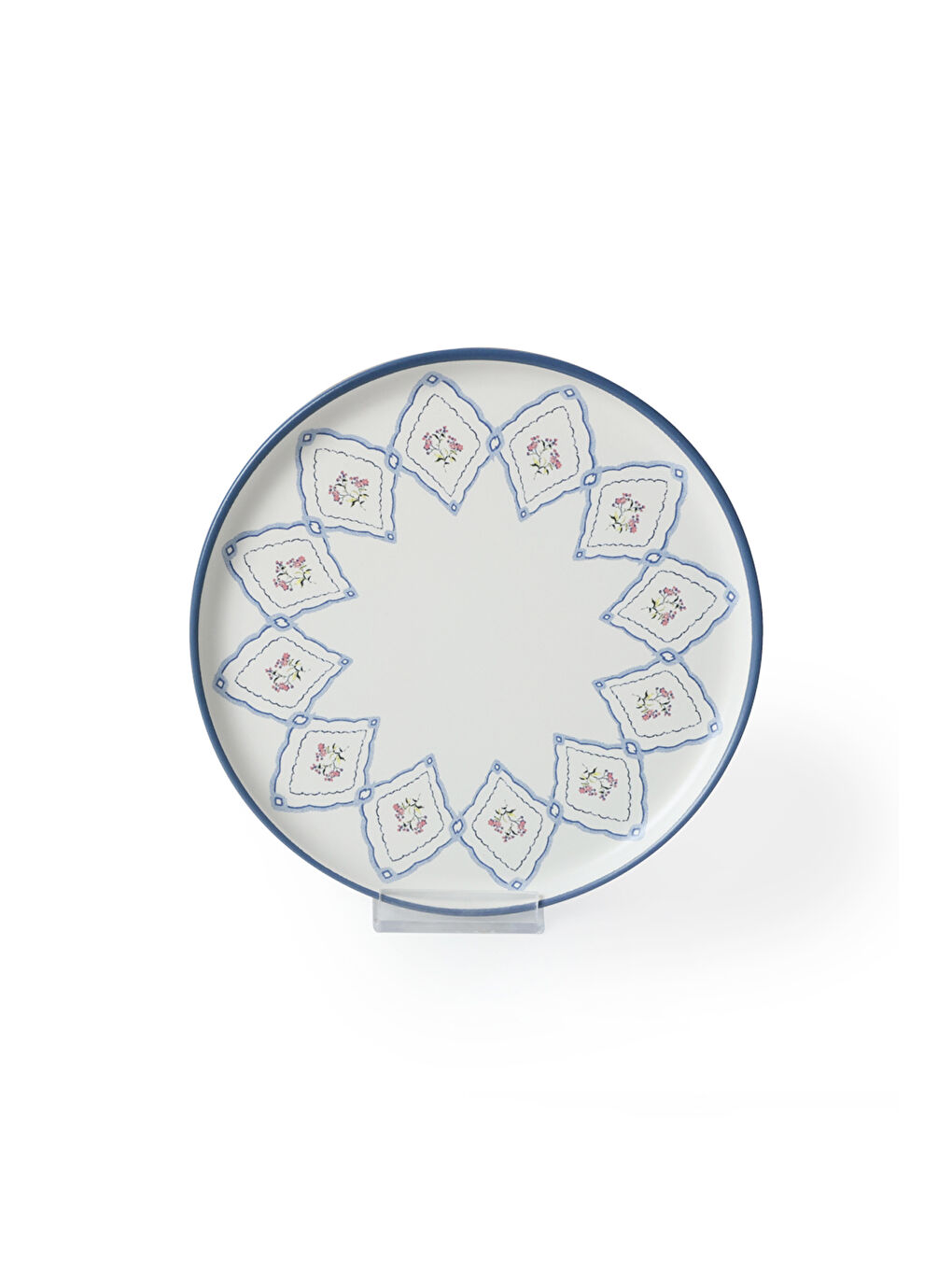 Karışık Floral Waves Nordic Pasta Tabağı 22 Cm 6 Adet-5