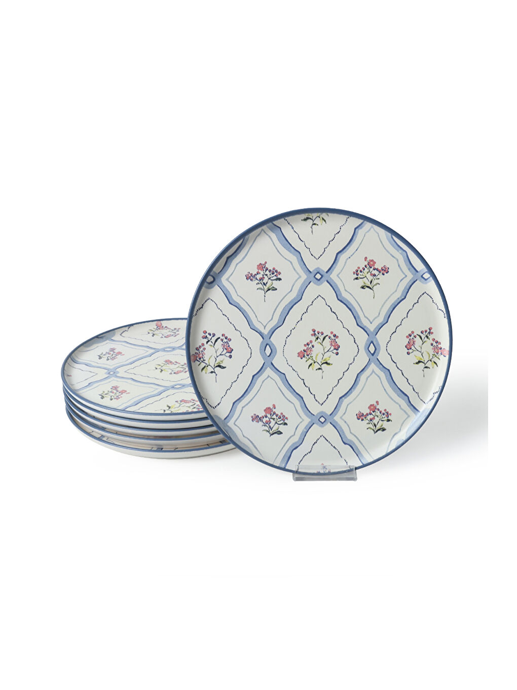 Karışık Floral Waves Nordic Servis Tabağı 28 Cm 6 Adet-4