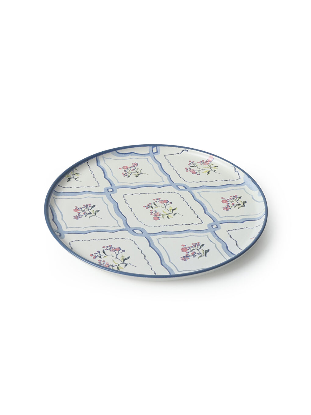 Karışık Floral Waves Nordic Servis Tabağı 28 Cm 6 Adet-6