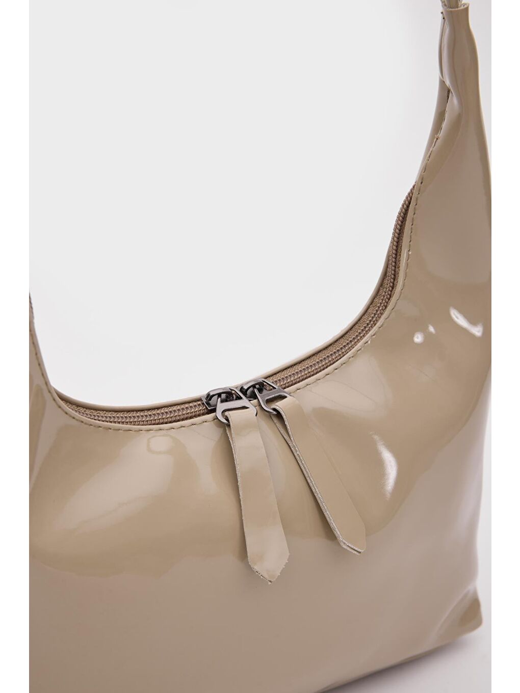 Pamuel Rugan Bej Baget Çanta-9