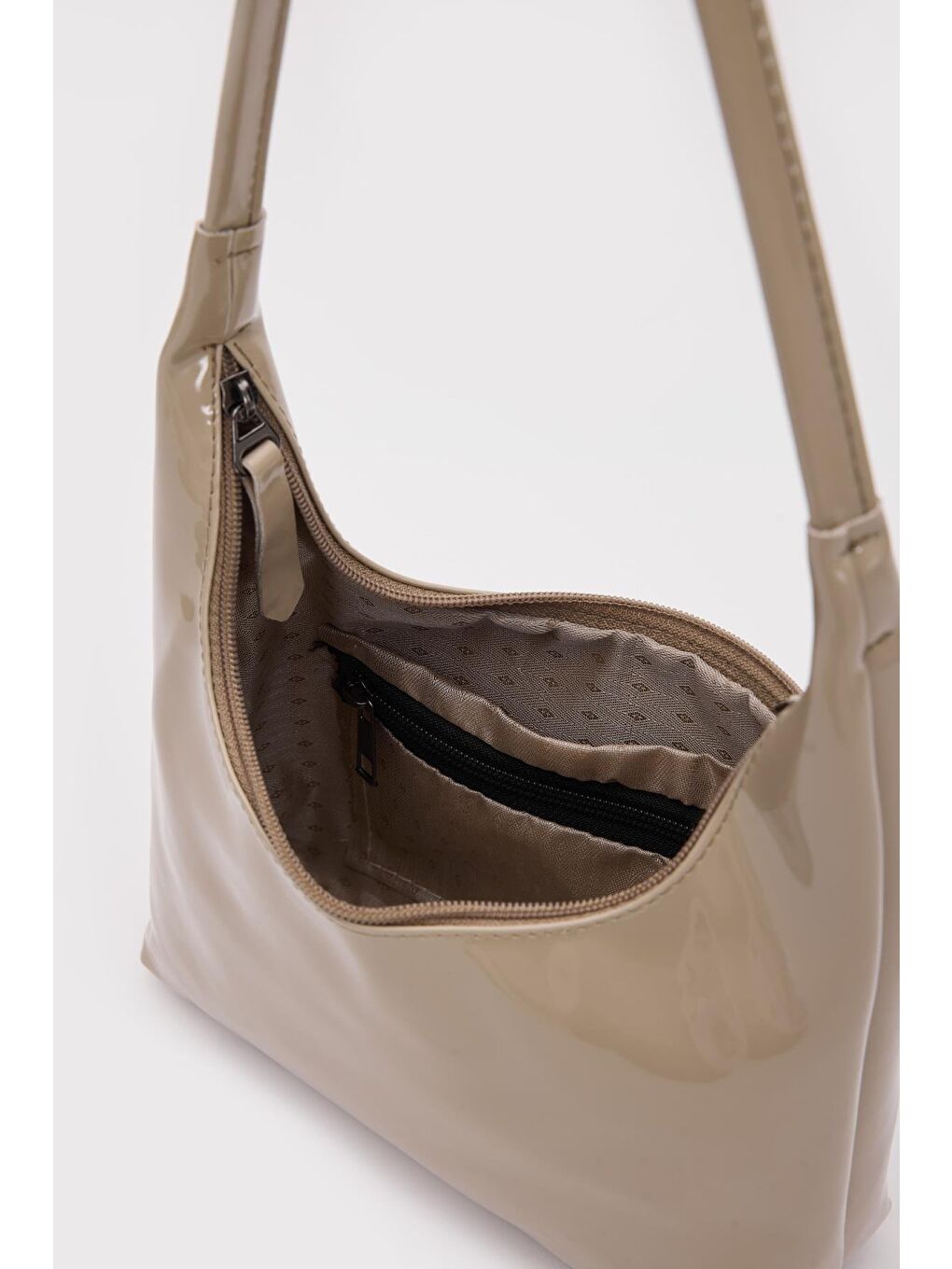 Pamuel Rugan Bej Baget Çanta-10