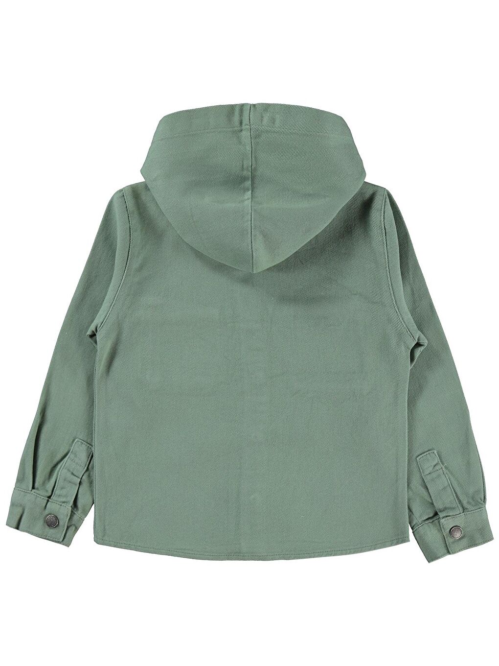 Boys Çift Cepli Kapüşonlu 10-13 Yaş Ceket - Haki-1