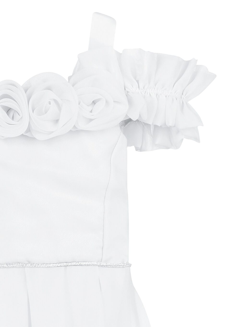 Girls 6-14 Yaş Abiye - Beyaz 12-13 Yaş-2