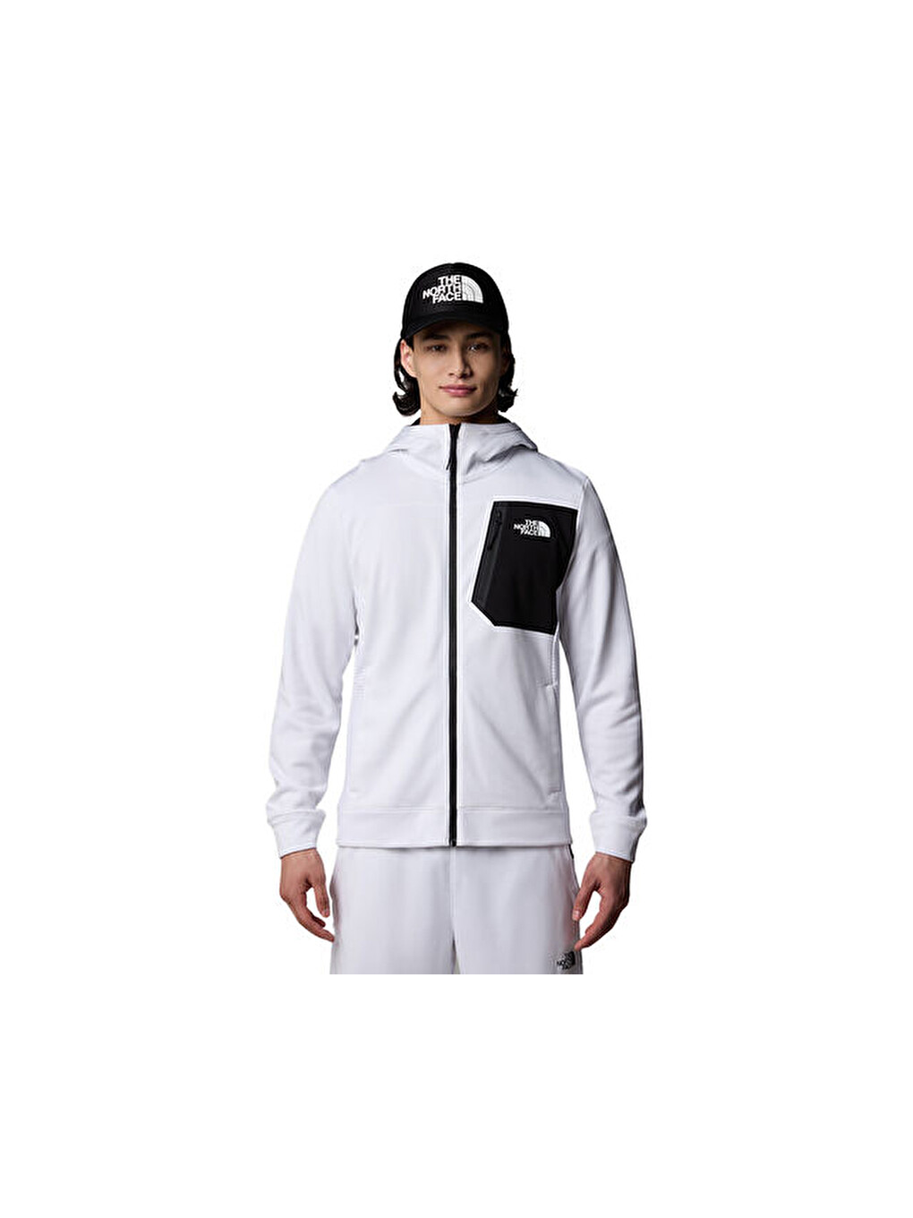 M Ma Fz Fleece Erkek Günlük Ceket Nf0a893qla91 Beyaz-2