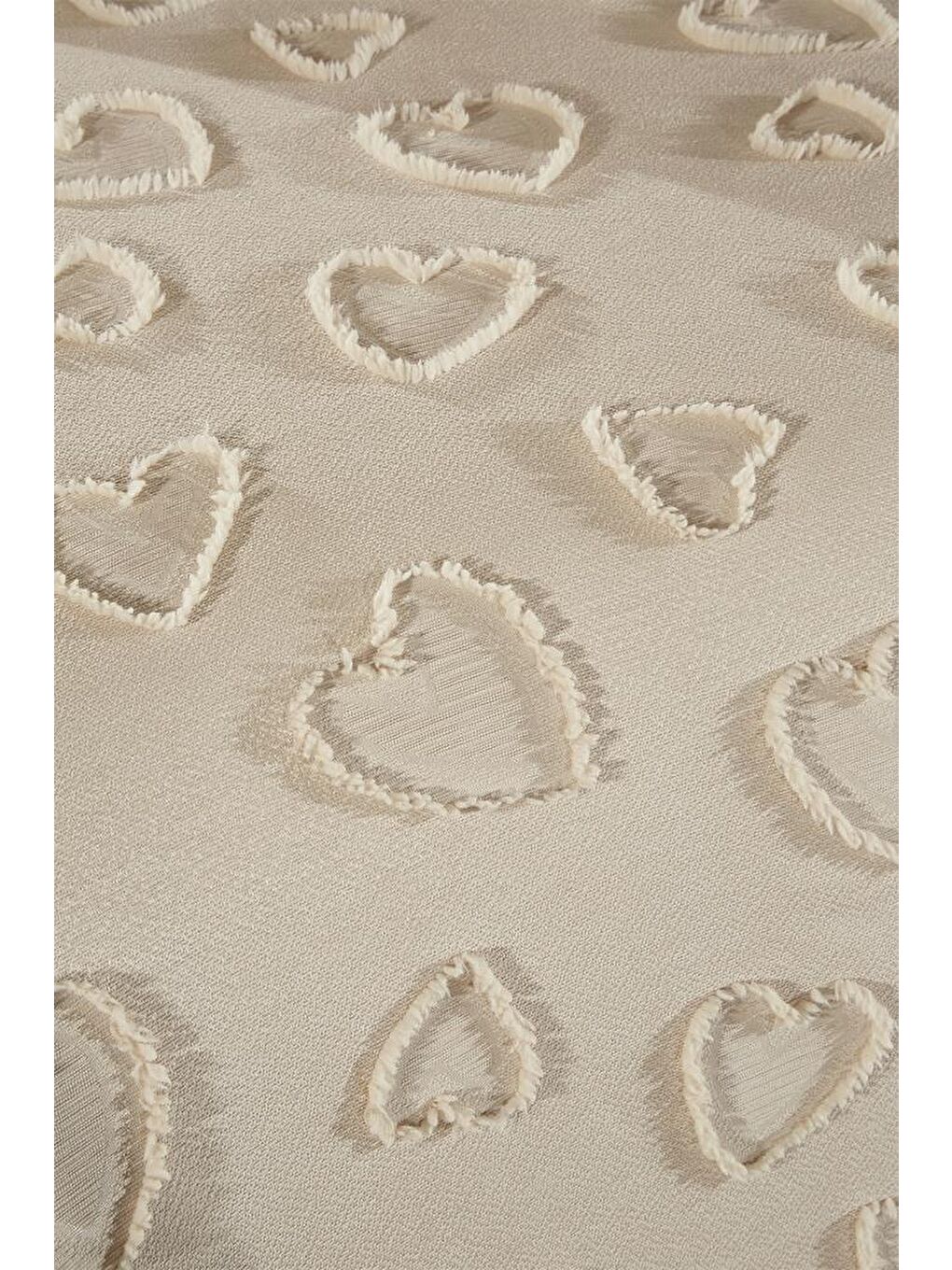 Pure Love 3 Parça Çift Kişilik Pike Takımı Bej-2