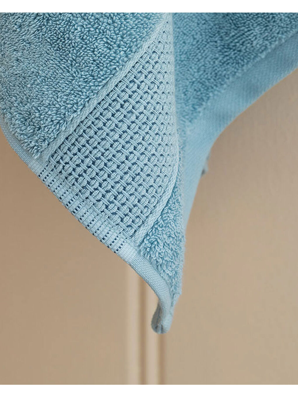 Mavi Deluxe Low Twist Pamuklu Yüz Havlusu 50x90 cm Gül Kurusu-1