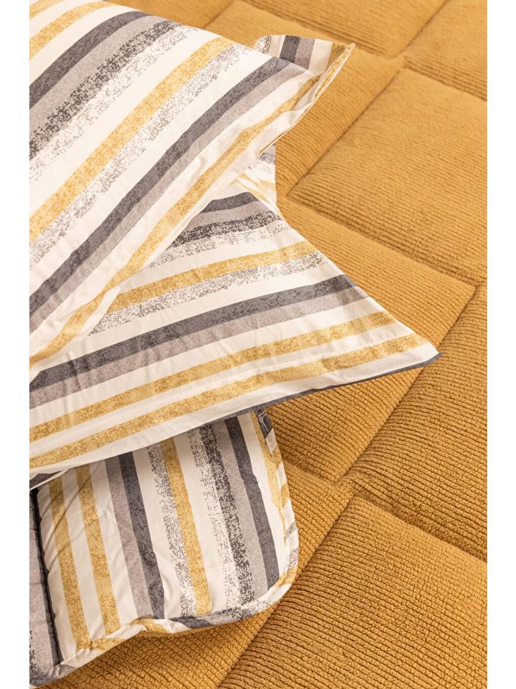 Kahverengi Sherpa Pelüş Çift Kişilik Lastikli Çarşaflı Comforter Set Cappucino-2