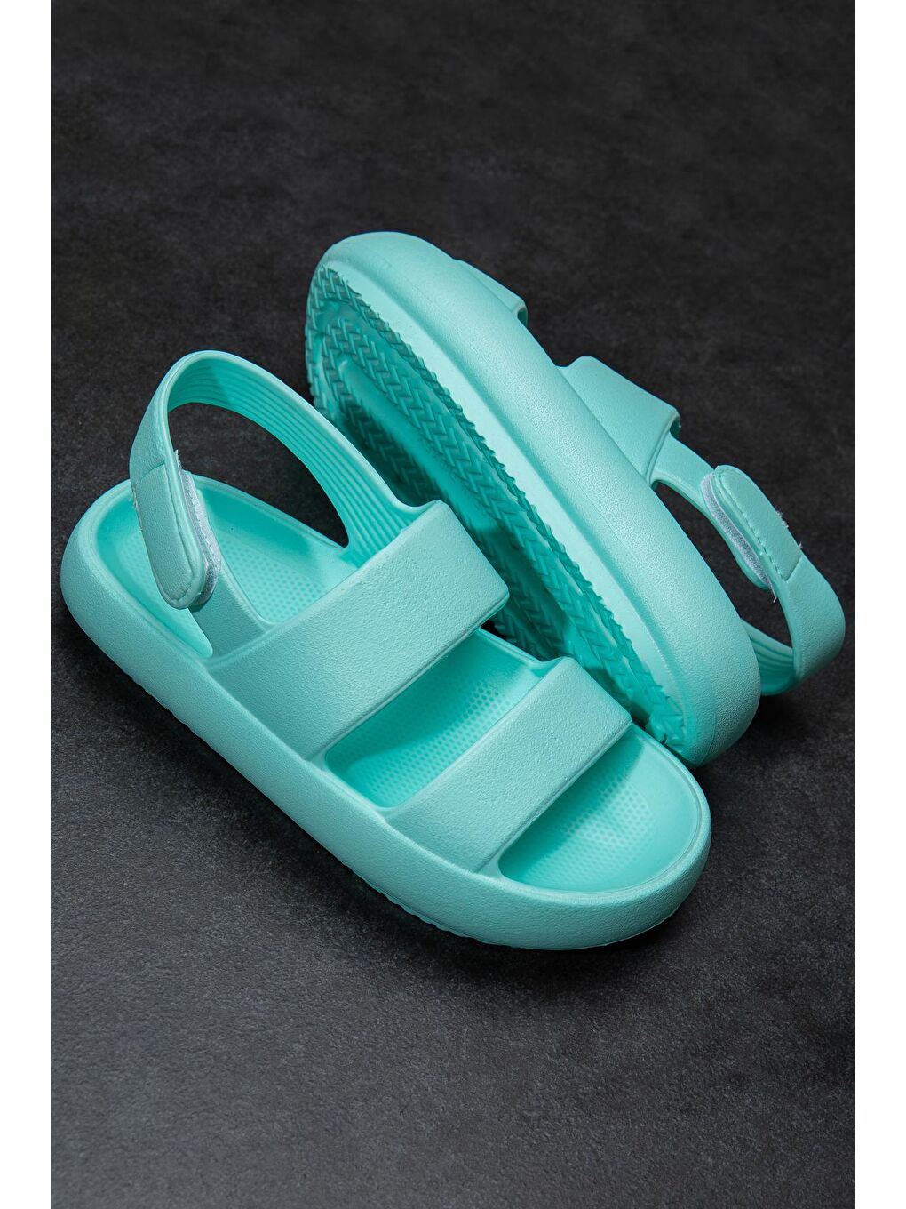 Yeşil D105 Günlük Ortopedik Kadın Terlik-1