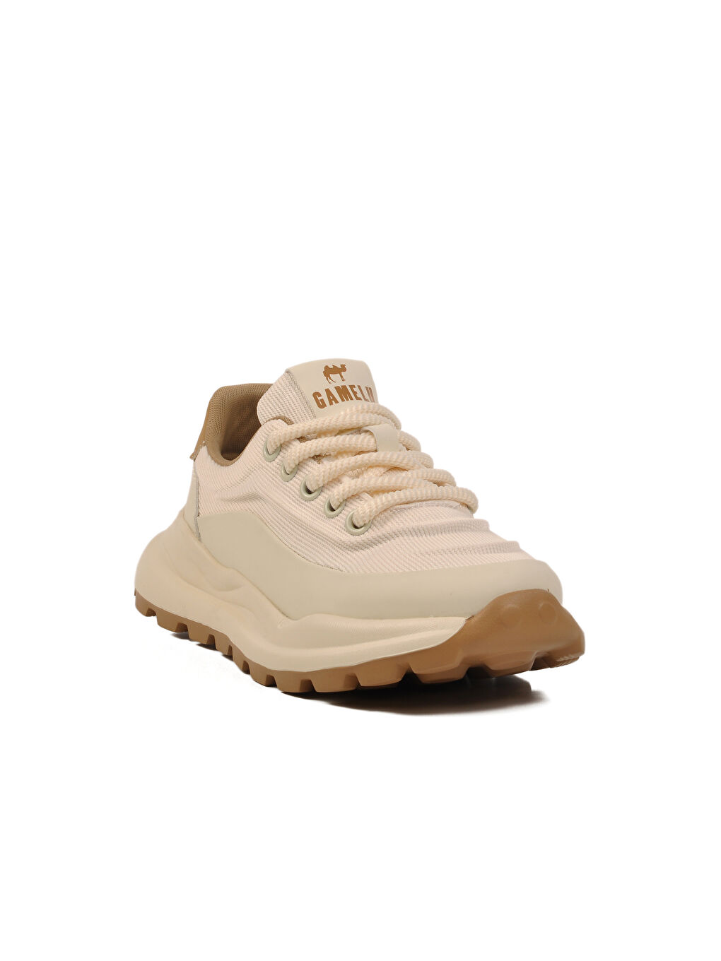 Bej Memory Foam Erkek Spor Ayakkabı Meks M-2