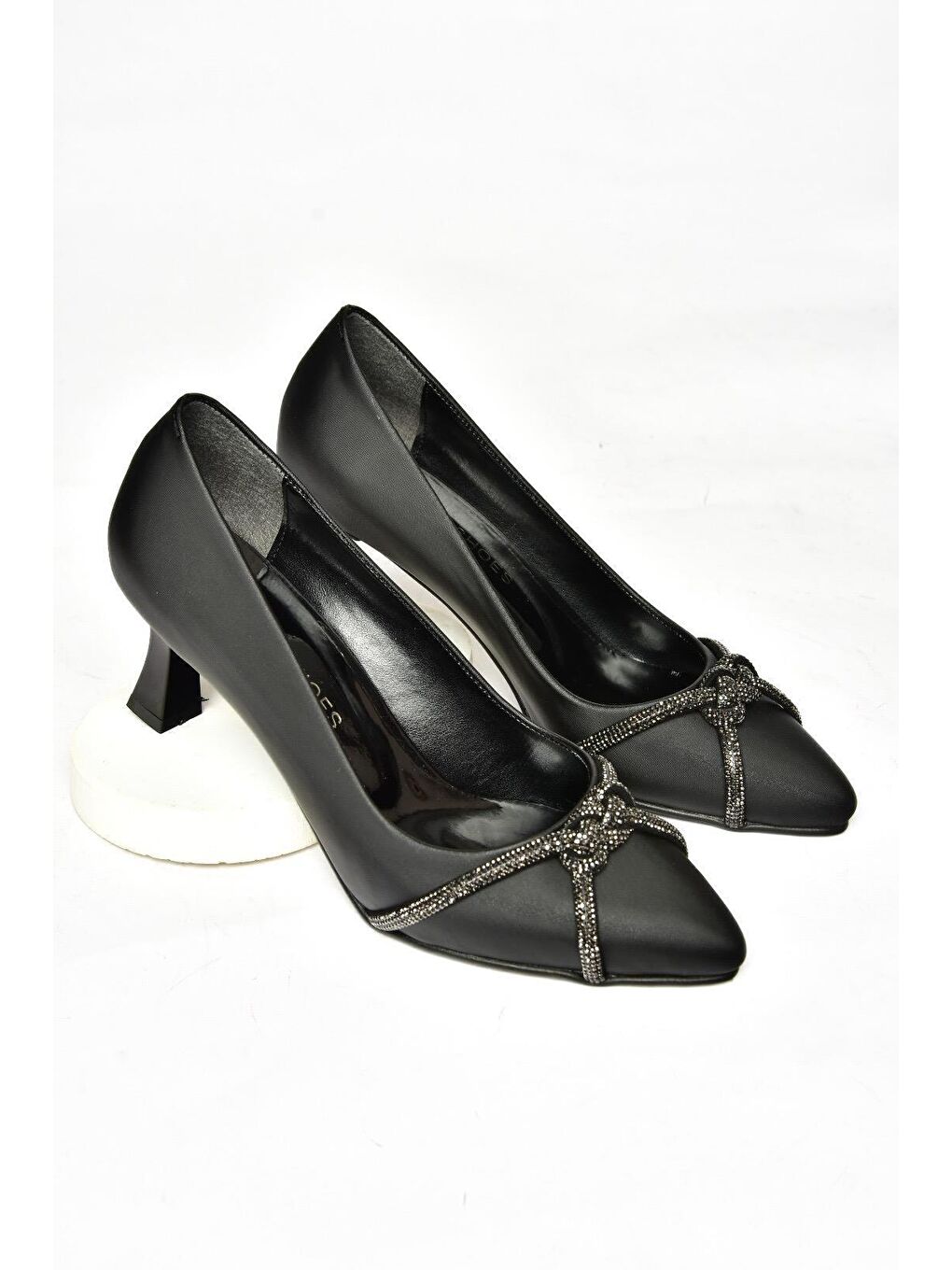 S2460616 Siyah Kadın Topuklu Ayakkabı-2