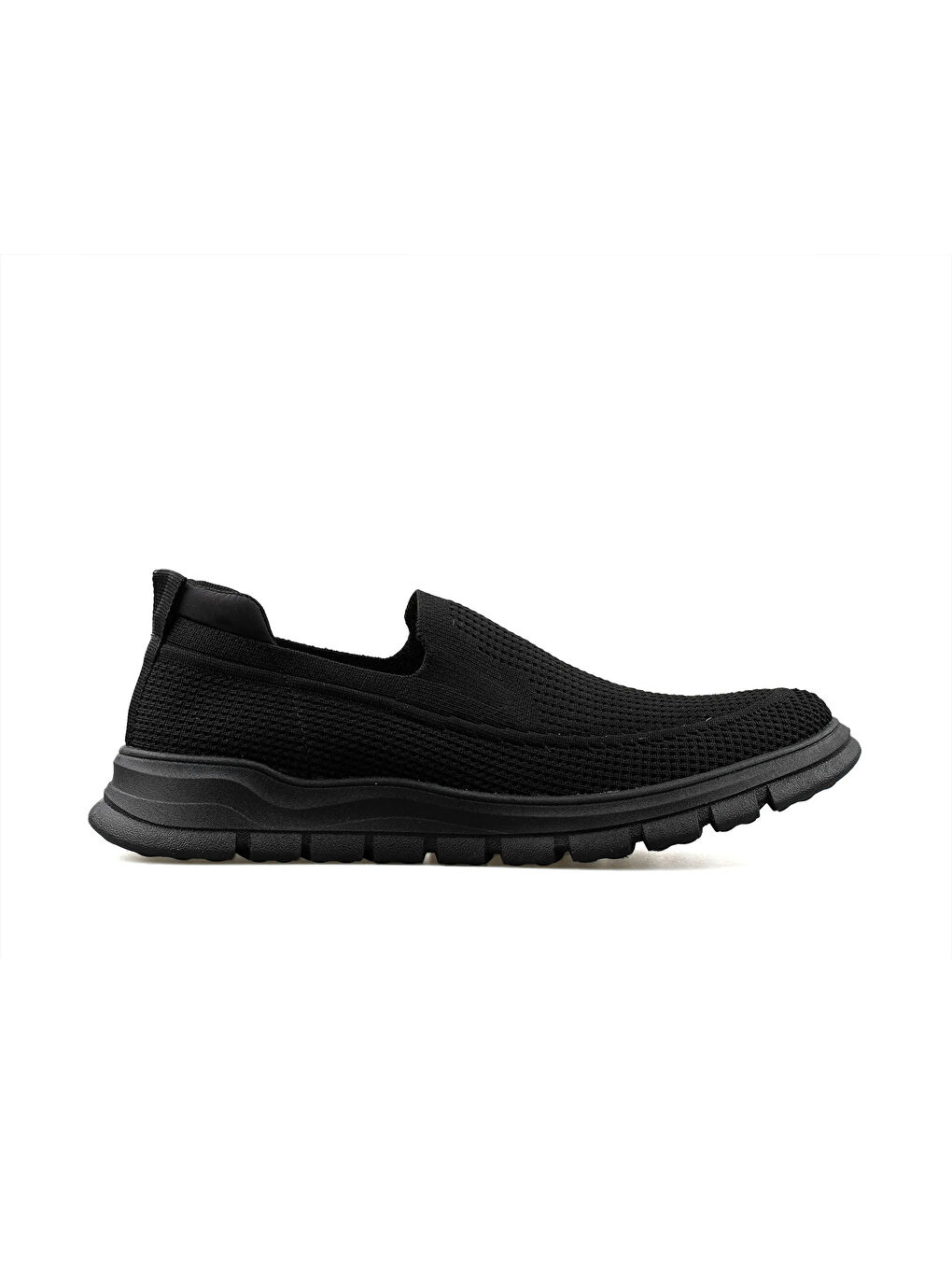 Siyah Fileli Hafif Esnek Hava Alabilen Erkek Spor Ayakkabı Point M