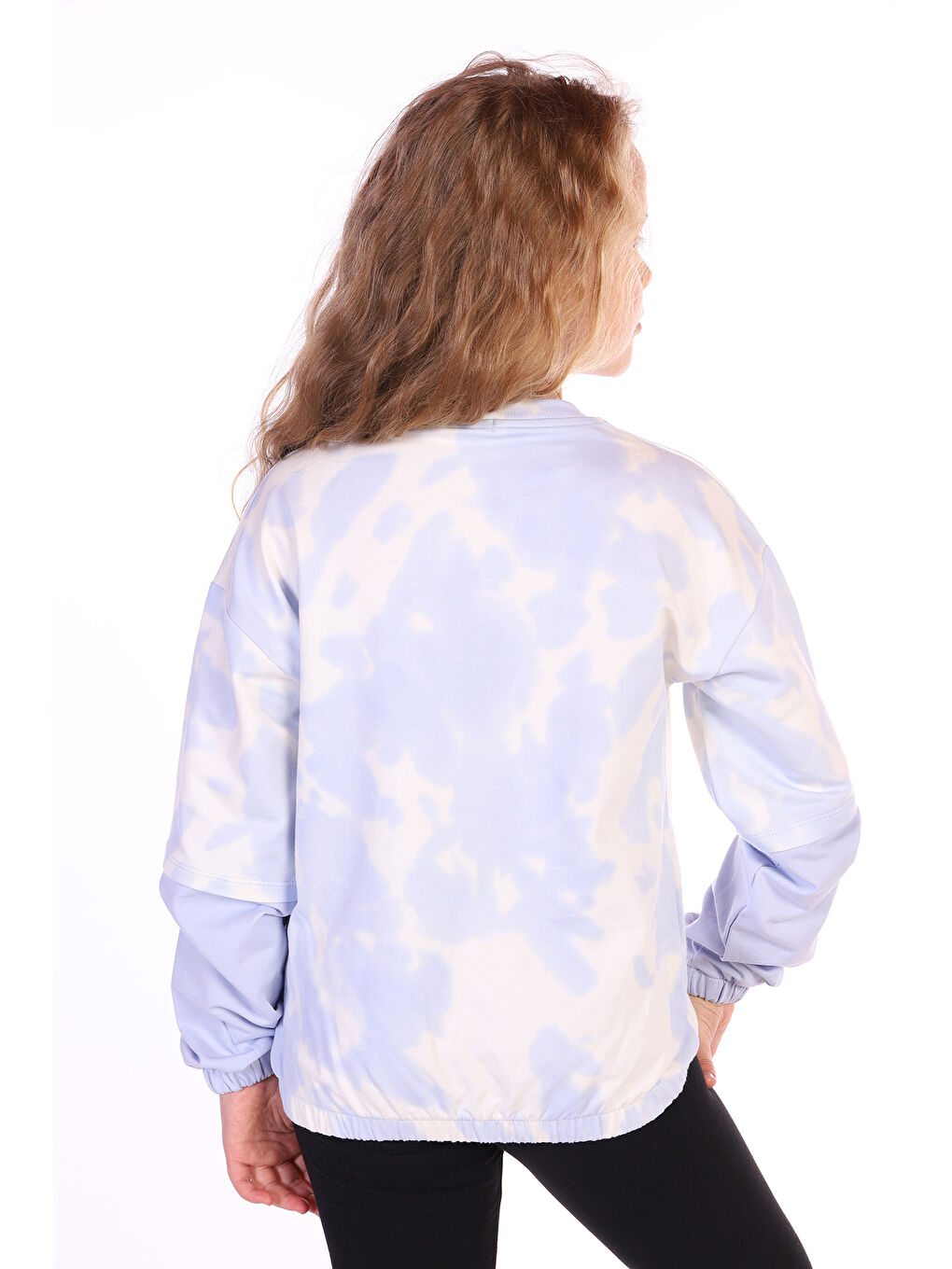 Lila Kız Çocuk Magic Girl Nakışlı Sweatshirt-1