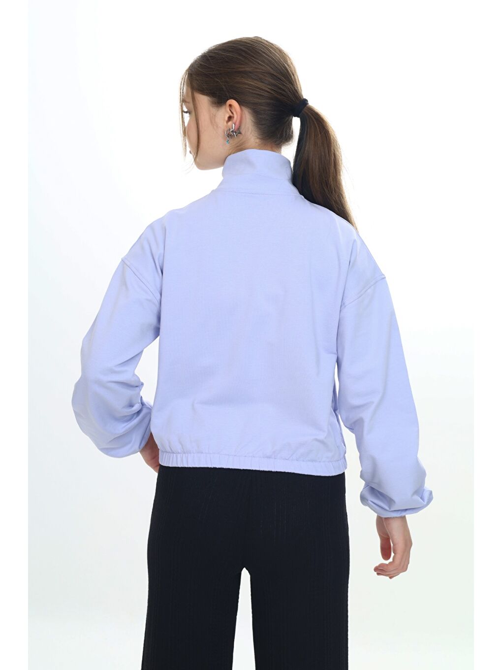 Lila Kız Çocuk Hırka-3
