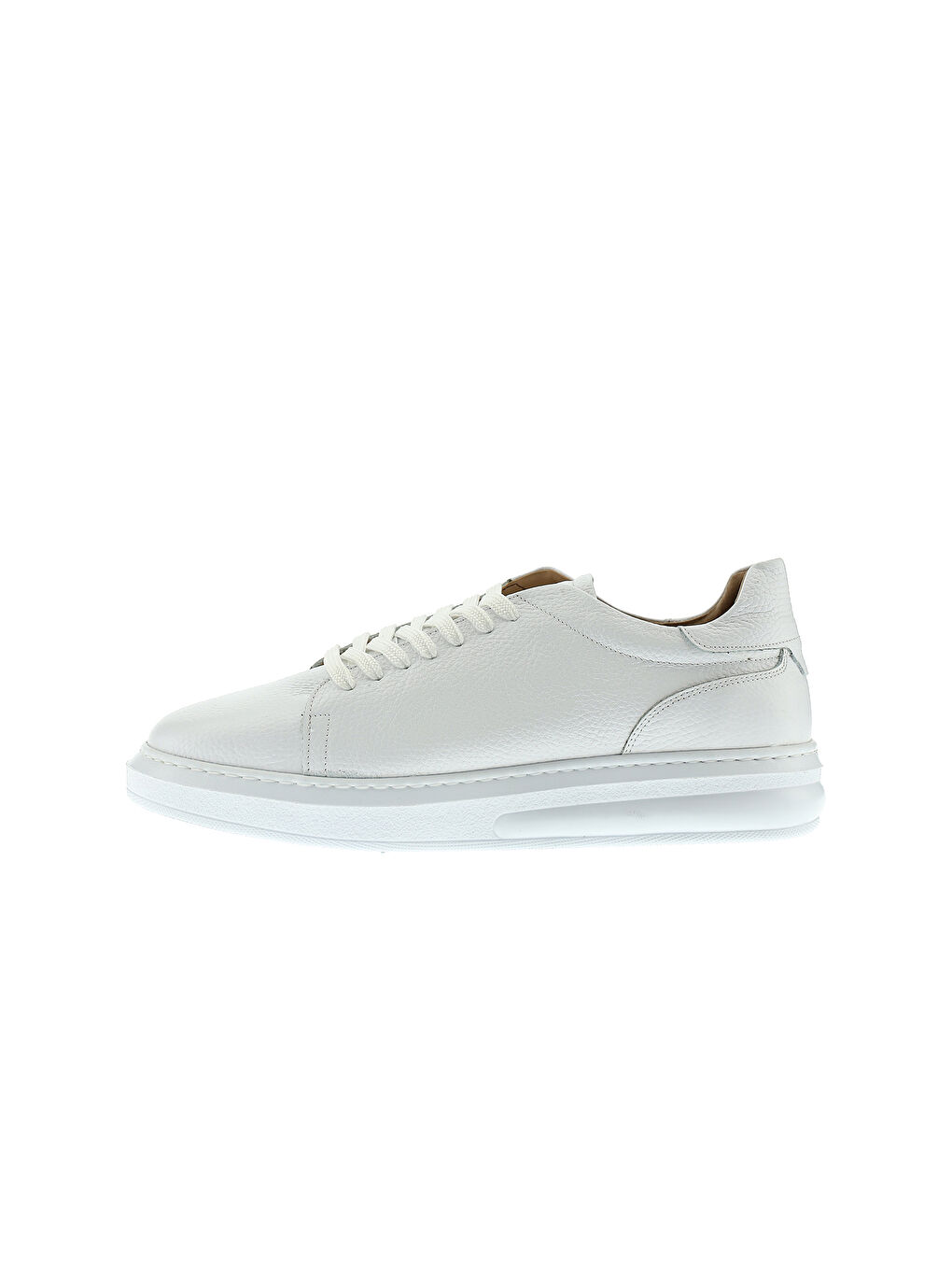Beyaz Sneaker Deri Ayakkabı-1