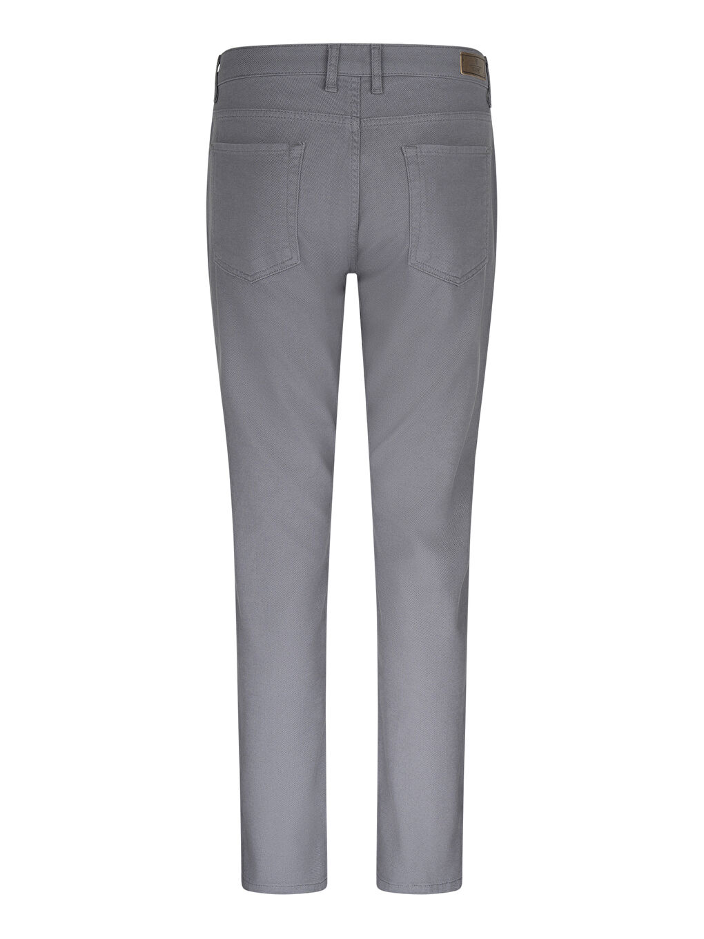 Gri Regular Fit 5 Cep Pamuklu Kanvas Pantolon-1