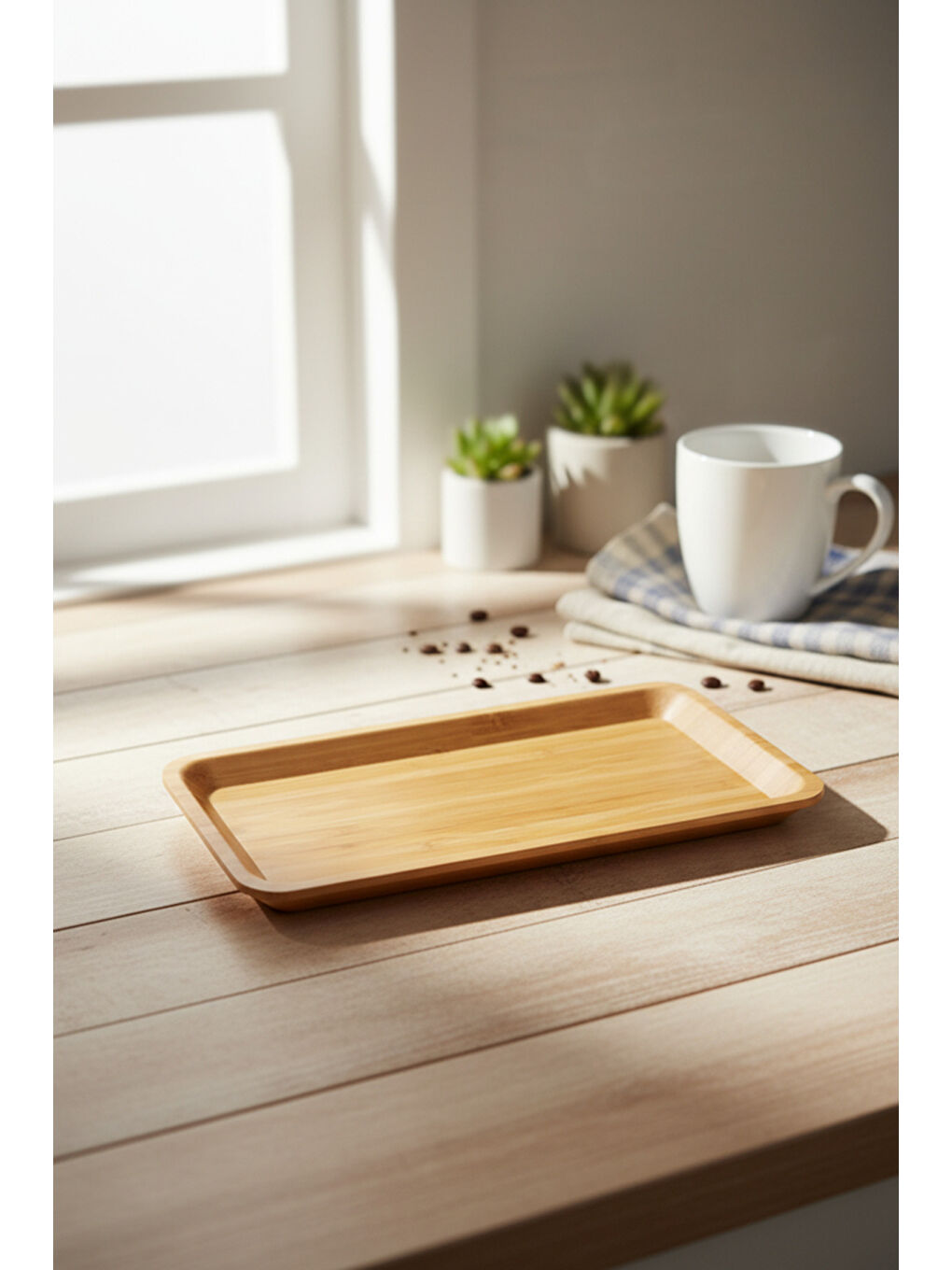 Bej Espresso Tepsi Küçük B2299-5