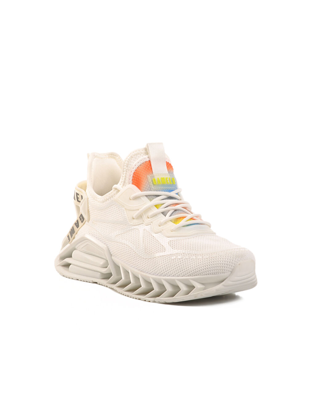 Beyaz Fileli Hava Alabilen Memory Foam Erkek Sneaker Bright M-2