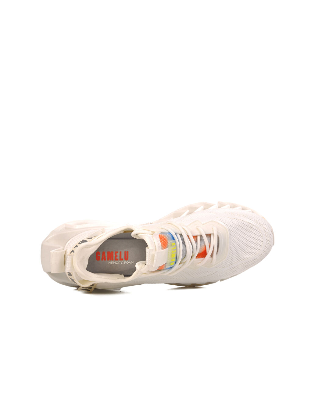 Beyaz Fileli Hava Alabilen Memory Foam Erkek Sneaker Bright M-3