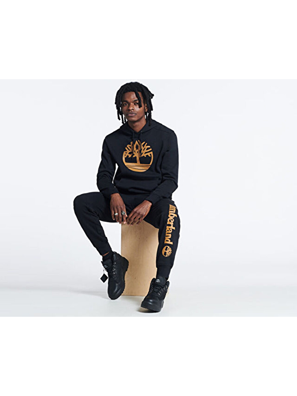 Core Logo P/o Hood Bb Erkek Günlük Sweatshirts Tb0a2bjhp561 Siyah-2