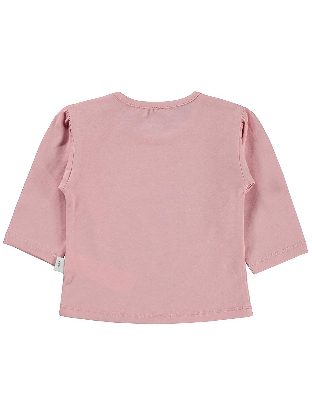 Baby Düz Basic 6-18 Ay Sweatshirt - Pembe-1