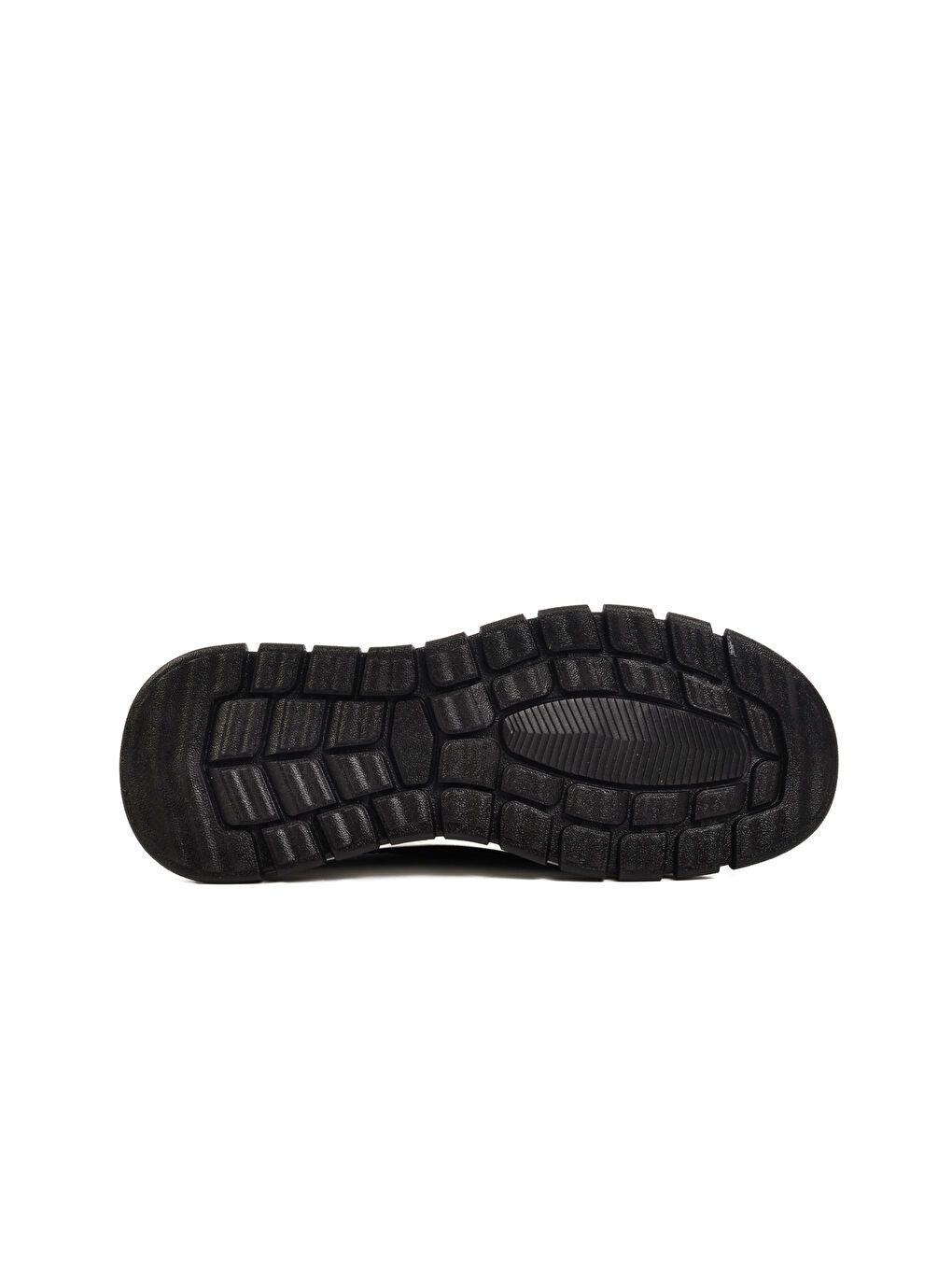 Siyah Beyaz Fileli Hafif Esnek Hava Alabilen Erkek Spor Ayakkabı Point M-4