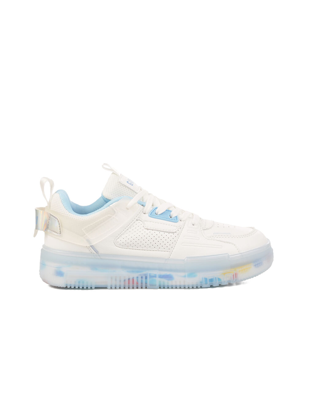 Beyaz Mavi Memory Foam Unisex Sneaker Frey G