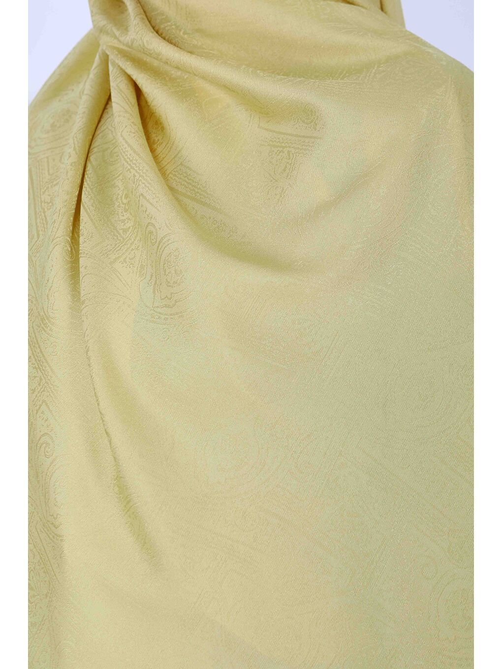 Etnik Monagram Şal Yağ Yeşili - 27592-4