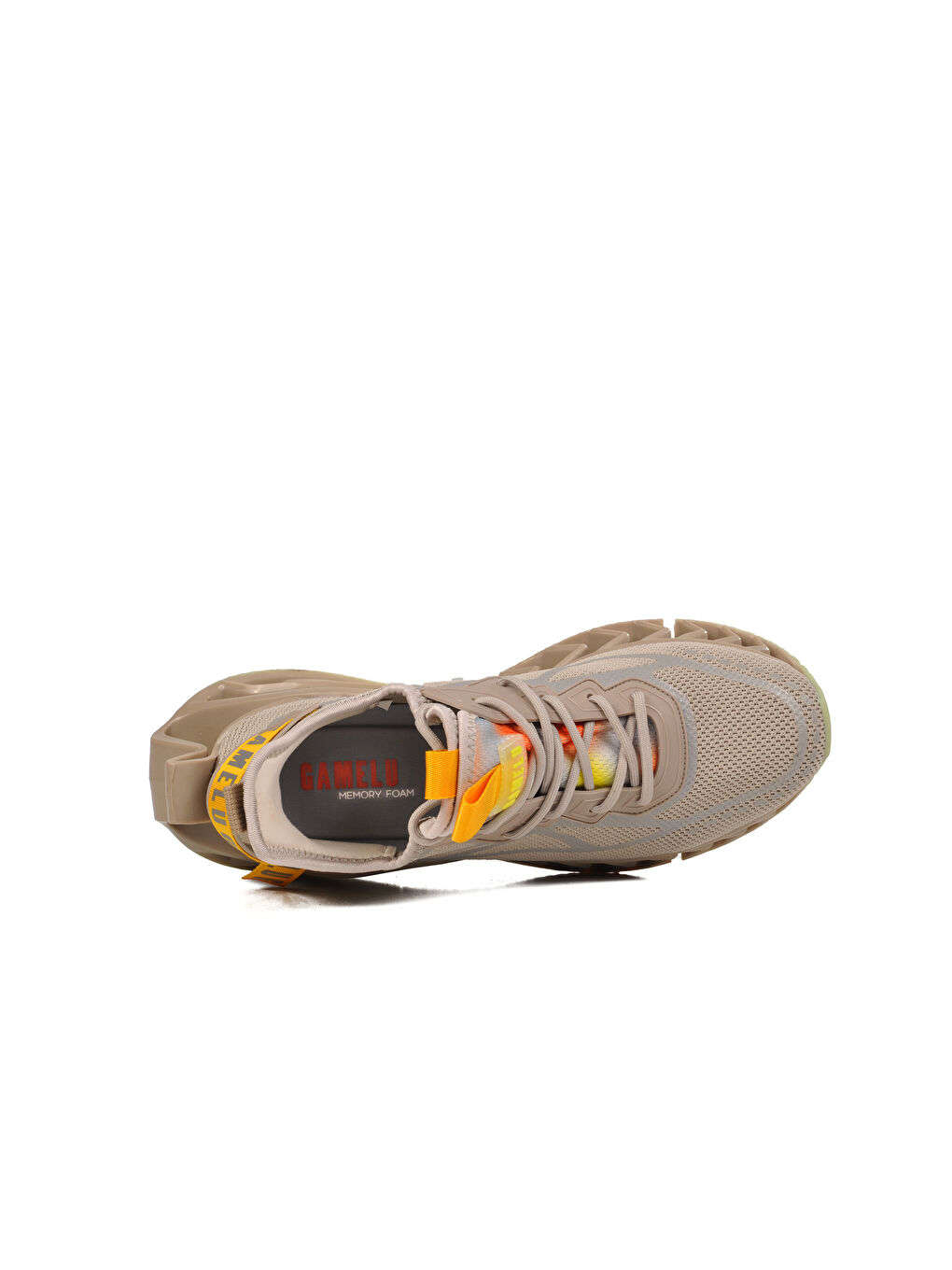 Bej Fileli Hava Alabilen Memory Foam Erkek Sneaker Bright M-3