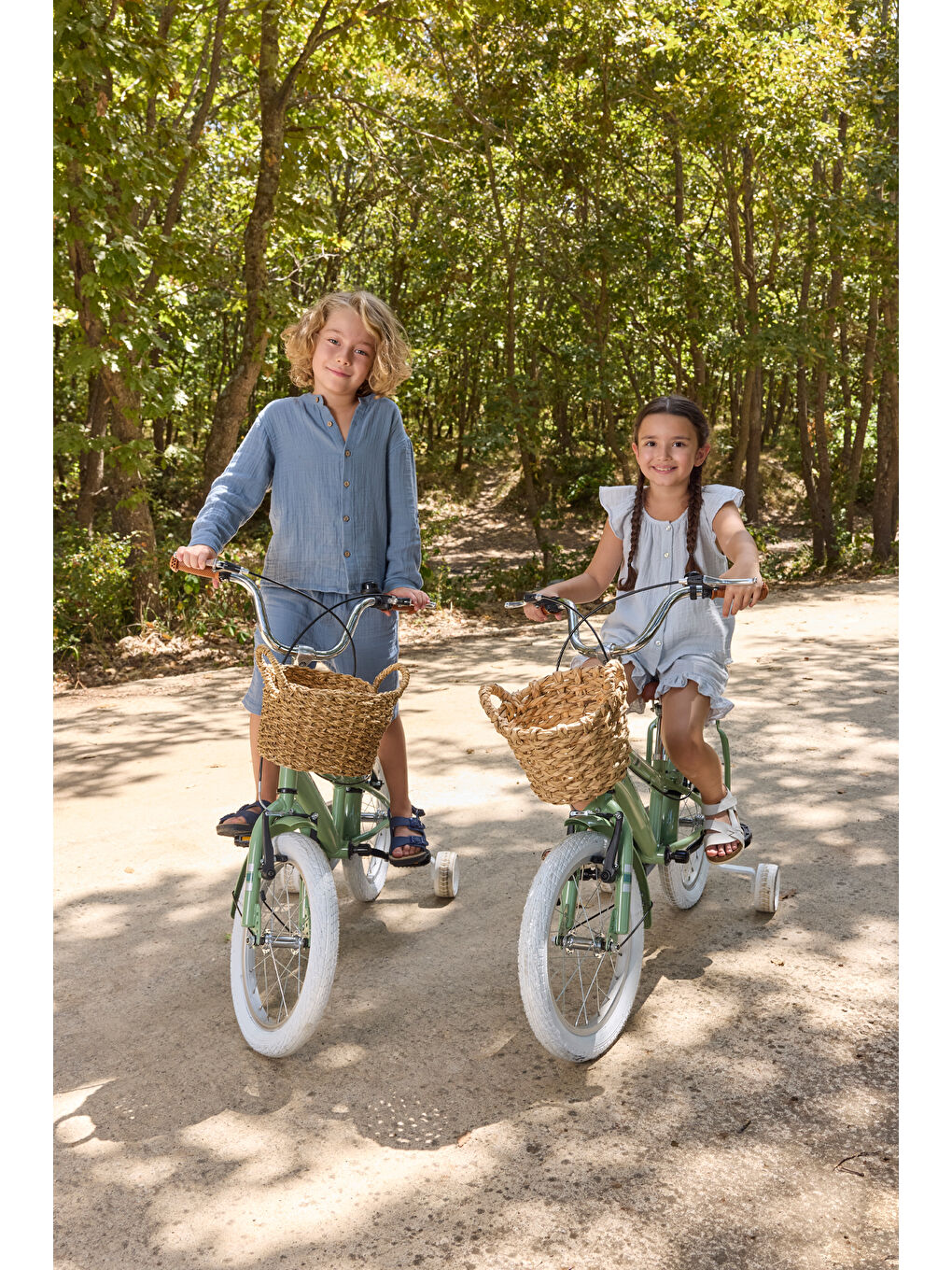 İndigo Erkek Çocuk Uzun Kollu Müslin Gömlek Bej-1