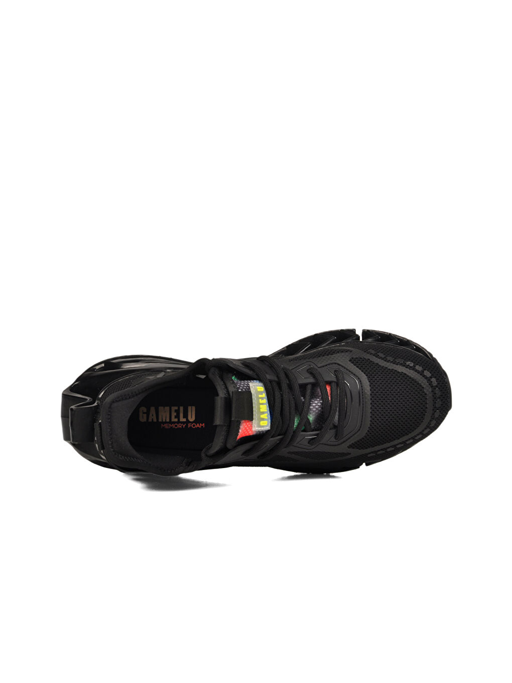 Siyah Fileli Hava Alabilen Memory Foam Erkek Sneaker Bright M-3